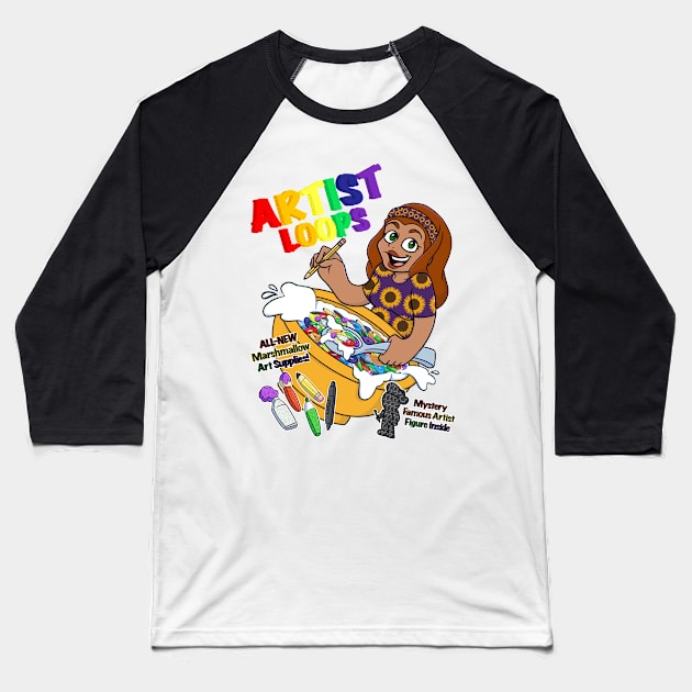 Artist Loops: Traditional Artist Baseball T-Shirt by Panddie